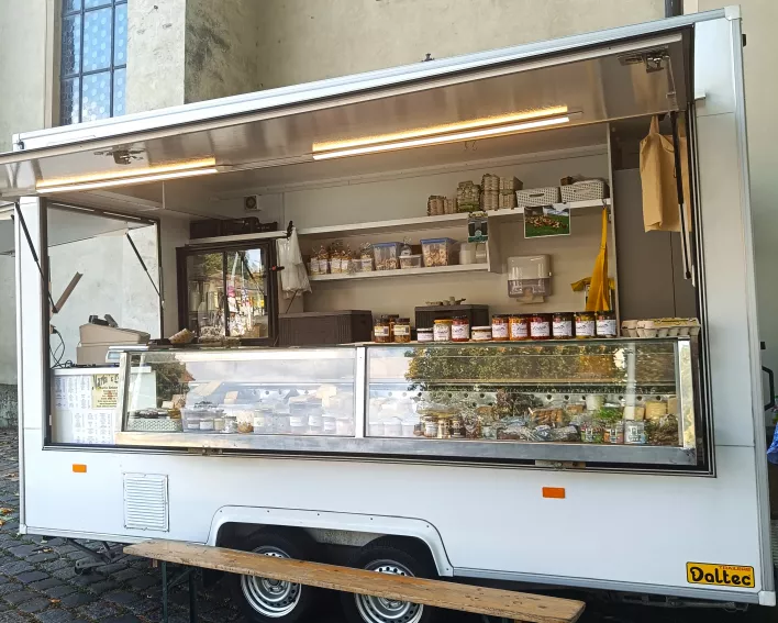 Maria´s Laden am Wochenmarkt in Hietzing Maria´s Laden am Wochenmarkt in Hietzing